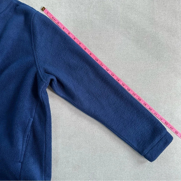 J Crew 1/4 snap fleece. Size small. Blue. - Picture 9 of 9